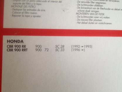 Filtru Aer "CHAMPION" Honda CBR 900RR Fireblade (SC28 SC33) 1992-1999 - imagine 2