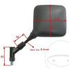 Set Oglinzi Suzuki DR 650 600 350 250 DR-Z400 DL1000 DL650 - imagine 3