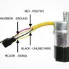 Pompa benzina 4 Fire Suzuki VZ800 RF600 900 Kawasaki VN1500 ZX1000B - imagine 2