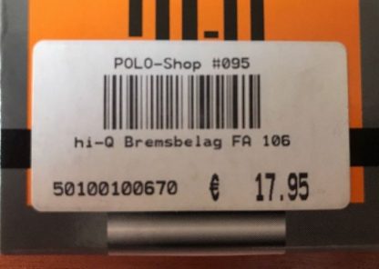 Placute Frana Hi-Q FA106 Suzuki GZ RM TU VL LS - imagine 2