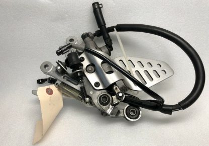 Suport fata dreapta cu scarita si pedala frana Yamaha R6 RJ11 RJ15 2006-2016 - imagine 2