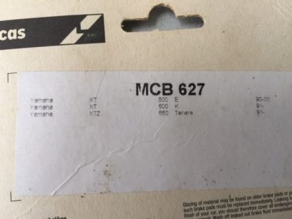 Placute frana fata Lucas TRW MCB627 Yamaha XT600 XTZ660 Tenere - imagine 2