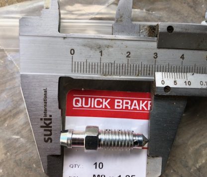 Surub aerisire etiera frana M8X1,25mm - imagine 2