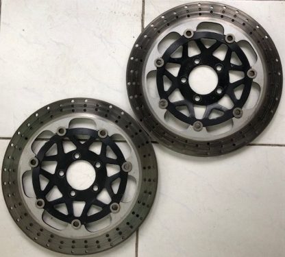 Set discuri frana fata 320mm Kawasaki ZXR750 ZX-9R ZX-7R ZX-12R VN1500 VN1600 ZZR1100 ZZR1200 Suzuki VZ1600 M1600