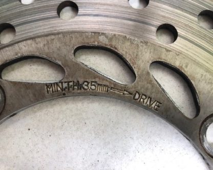 Honda CBR125R JC50 11-17 JC39 07-10 JC34 04-06  Disc frana spate 3,78mm cu suruburi - imagine 3
