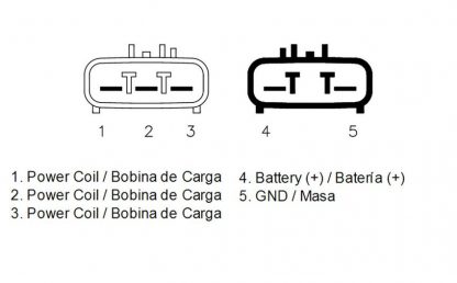 Releu incarcare MOSFET 3+2 contacte CAN-AM Polaris BMW Ducati Honda Kawasaki Yamaha Triumph  Sea Doo Ski Doo - imagine 4