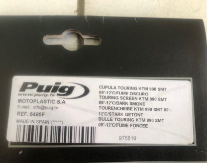 Parbriz Puig 6495F  KTM 990 Supermoto SM T 2009-2012 - imagine 2