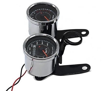 Ceasuri Vitezometru Turometru cu suport  Moto 12V - imagine 4