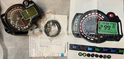 Ceas vitezometru turometru LCD Digital  MOTO/ATV 15000rot/min  299km/h