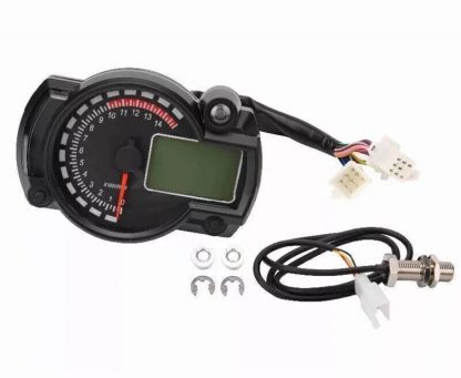 Ceas vitezometru turometru LCD Digital  MOTO/ATV 15000rot/min  299km/h - imagine 3