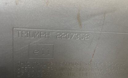 Tobe esapament originale 2207352+2207351 Triumph Speed Triple 1050 2011-2015  Tiger 1050 11-14 - imagine 7