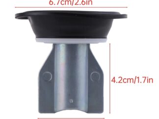 Membrana carburator cu piston (1 Buc)  Kawasaki EN 400 450 500 GPX750 GPZ 500 ER 500  KLE400 VN750